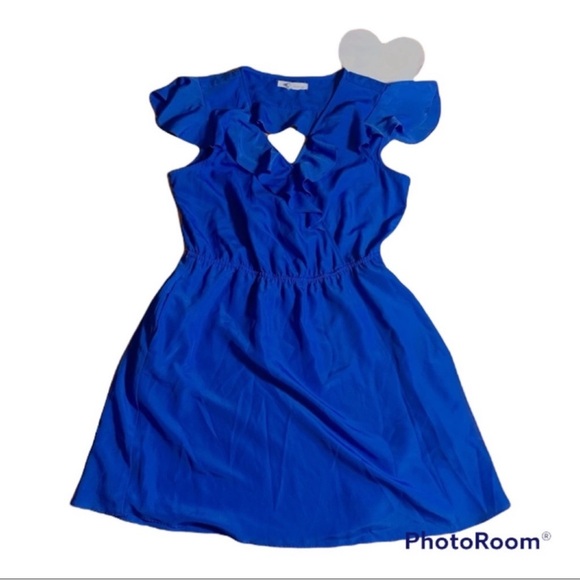BCBGeneration dress with ruffles and cut outs - Picture 1 of 8
